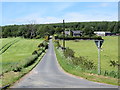 Looking up the hill towards Overton Farm