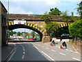 Road closures at Bridge End, Rastrick