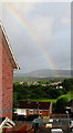 ST3090 : Faint rainbow over Malpas, Newport by Jaggery