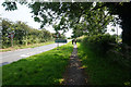 Road leading to Church Road, Melbourne