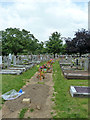 New graves, Gravesend Cemetery, 2011