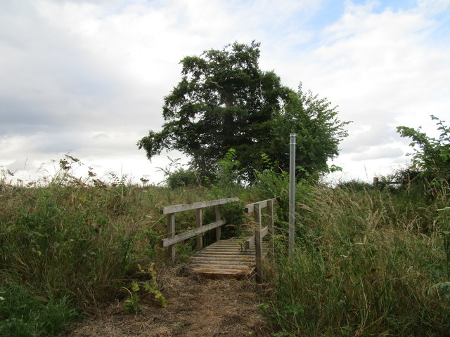 The beginning of a footpath to Titchmarsh