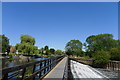 The River Soar leaving the canal, again