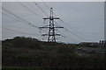 Pylon by sub-station