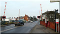 The Great North Road level crossing by Newark Castle Station