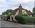 Great Bardfield: historic houses on Braintree Road