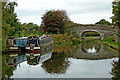 Shropshire Union Canal near Brewood in Staffordshire