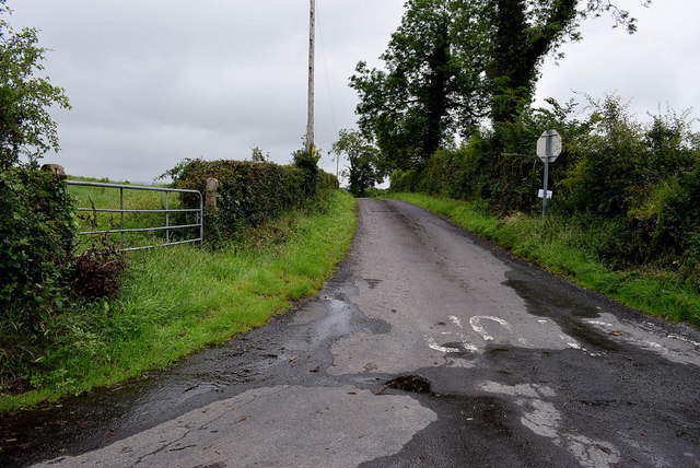 Minor road at Gortnacreagh