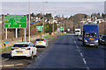 Biggar Road (A702) approaching Lothianburn Junction