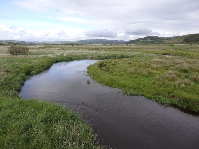 Upstream from the Teifi bridge, Cors Caron