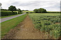 Bridleway and drive to Grange Farm