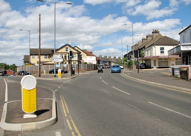 The junction of Magdalen and Sprowston roads