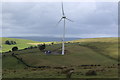 Wind turbine below Mynydd Bedwellte Common