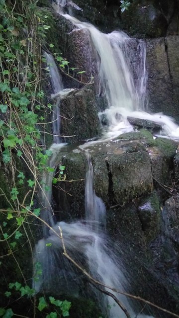 Section of Steep Waterfall in Carriber Glen
