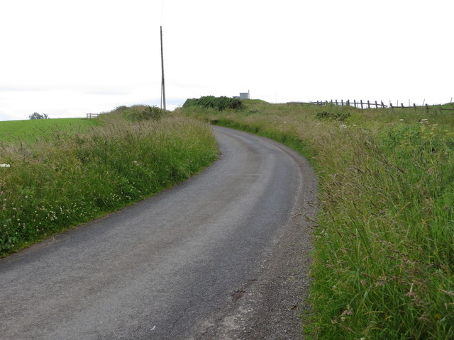 Minor road heading towards Stanley