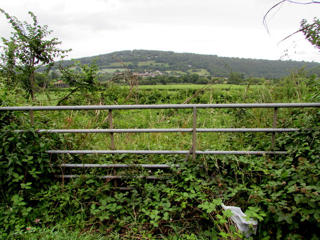 Disused field gate at the southern edge of Monmouth