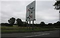 Sign on Stock Road, Galleywood