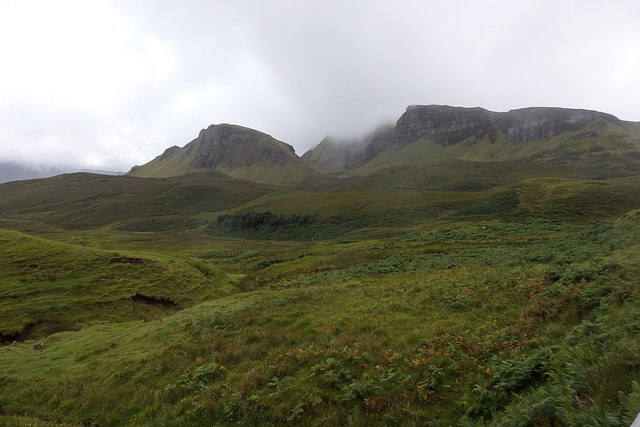 Cnoc a' Mhèirlich and the Quiraing escarpment