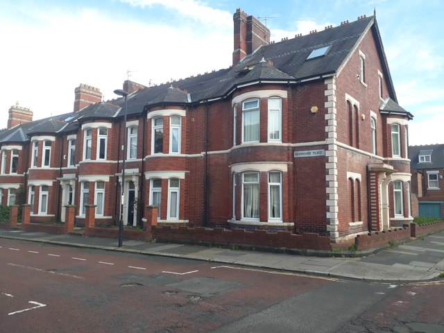 Houses, Devonshire Place, Jesmond, Newcastle upon Tyne