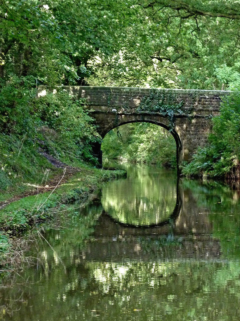 Knighton Bridge in Staffordshire © Roger D Kidd :: Geograph Britain and ...