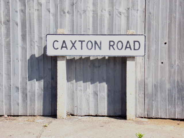 Caxton Road sign
