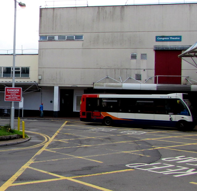 Red for danger in Cwmbran bus station