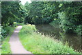 Winding hole below canal bridge 105