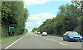 SP0138 : A46 northbound near turn for Sedgeberrow by Roy Hughes