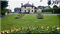 Flower beds opposite the Orange Hall at Newcastle