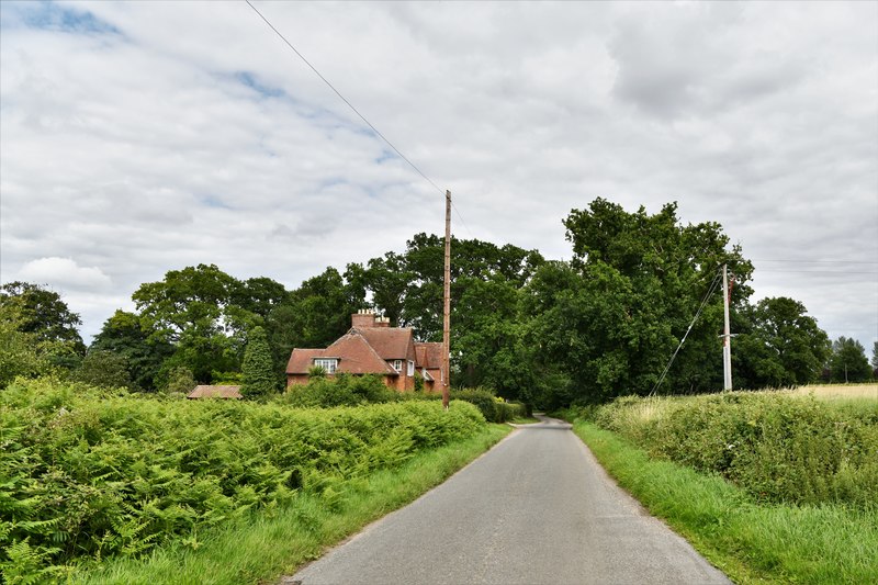 Bradfield Combust Ixer Lane © Michael Garlick ccbysa/2.0 Geograph