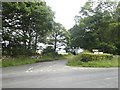 Road junction at Bolam West Houses