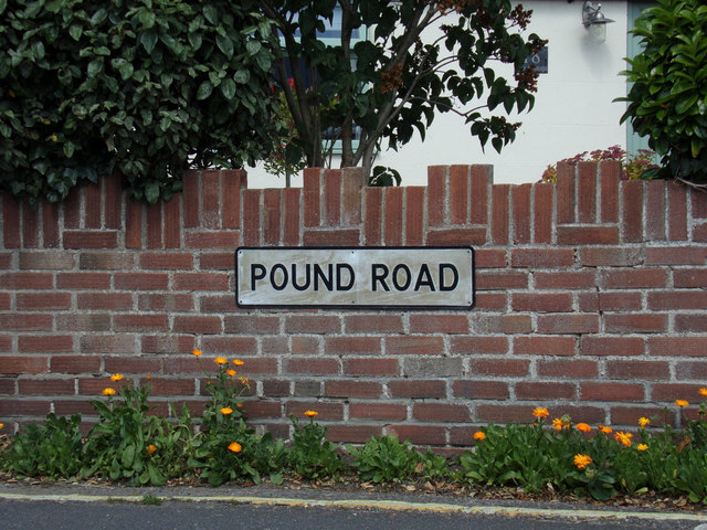 Pound Road sign