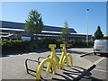 SY0095 : Cycle racks,  Younghayes Road, Cranbrook by David Smith