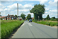 Cavenham Road enters Tuddenham St Mary