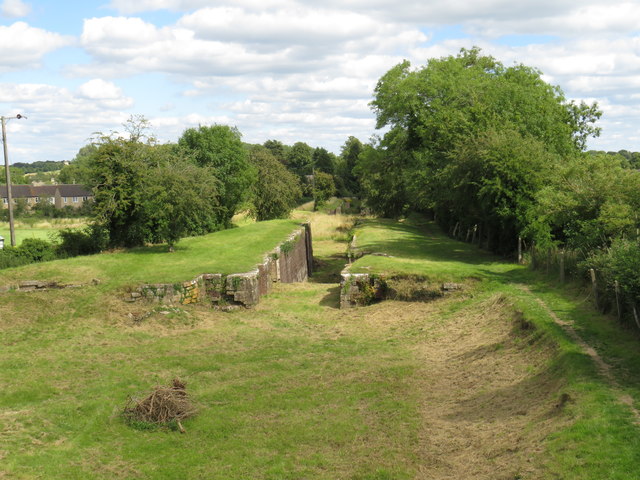 Former canal at Siddington