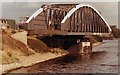 Chester Road swing bridge open on the Manchester Ship Canal