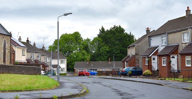 Paduff Place, Kilbirnie, North Ayrshire © Mark S :: Geograph Britain ...