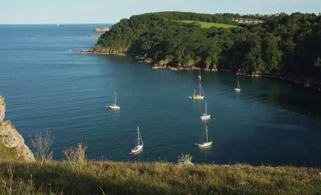 Yachts off Anstey's Cove