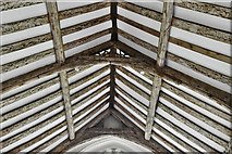 TL9057 : Bradfield St. Clare, St. Clare's Church: The chancel roof by Michael Garlick