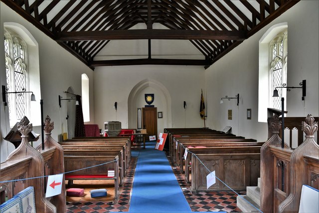 Bradfield St. Clare, St. Clare's Church: The nave