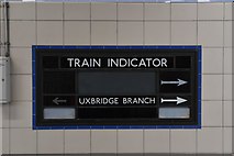 TQ1486 : Train indicator, South Harrow by N Chadwick