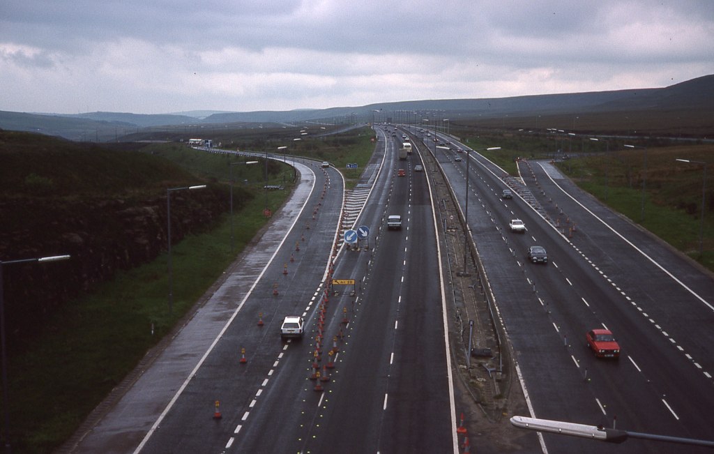 The M62 Motorway Junction 22 In 1988 Philip Halling Geograph   6538523 Cd943a7e Original 