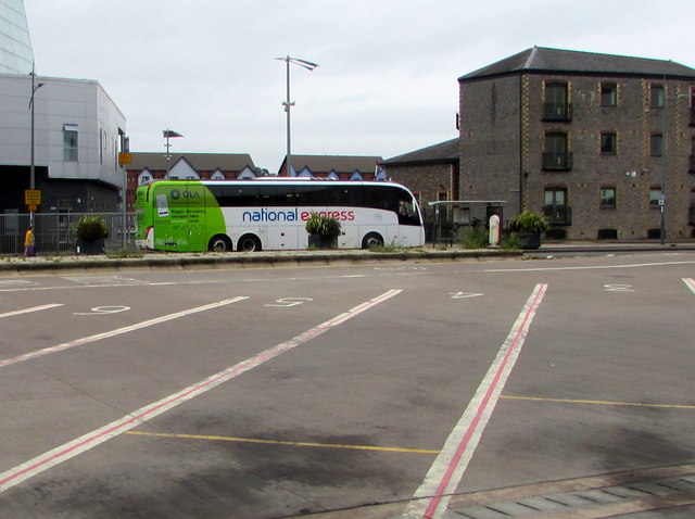 National Express coach, Kingsway,... © Jaggery cc-by-sa/ :: Geograph  Britain and Ireland