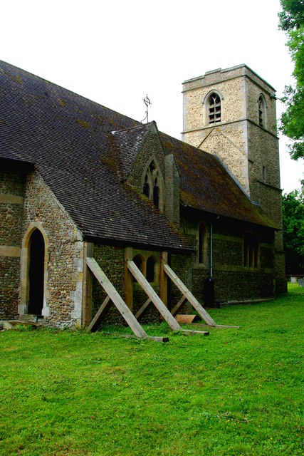 North side of All Saints' Church