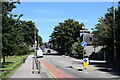 Looking along Willowbank Road (the A93)