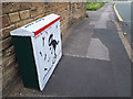 Decorated cabinet on Leeds and Bradford Road