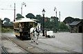 SK3454 : Chesterfield horse tram 8 at Town End, 1982 by Alan Murray-Rust