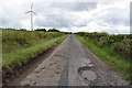 Pothole along Tursallagh Road