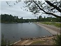 South end and dam of Trenchford reservoir