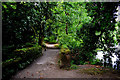 Small bridge along a path, Drum Manor